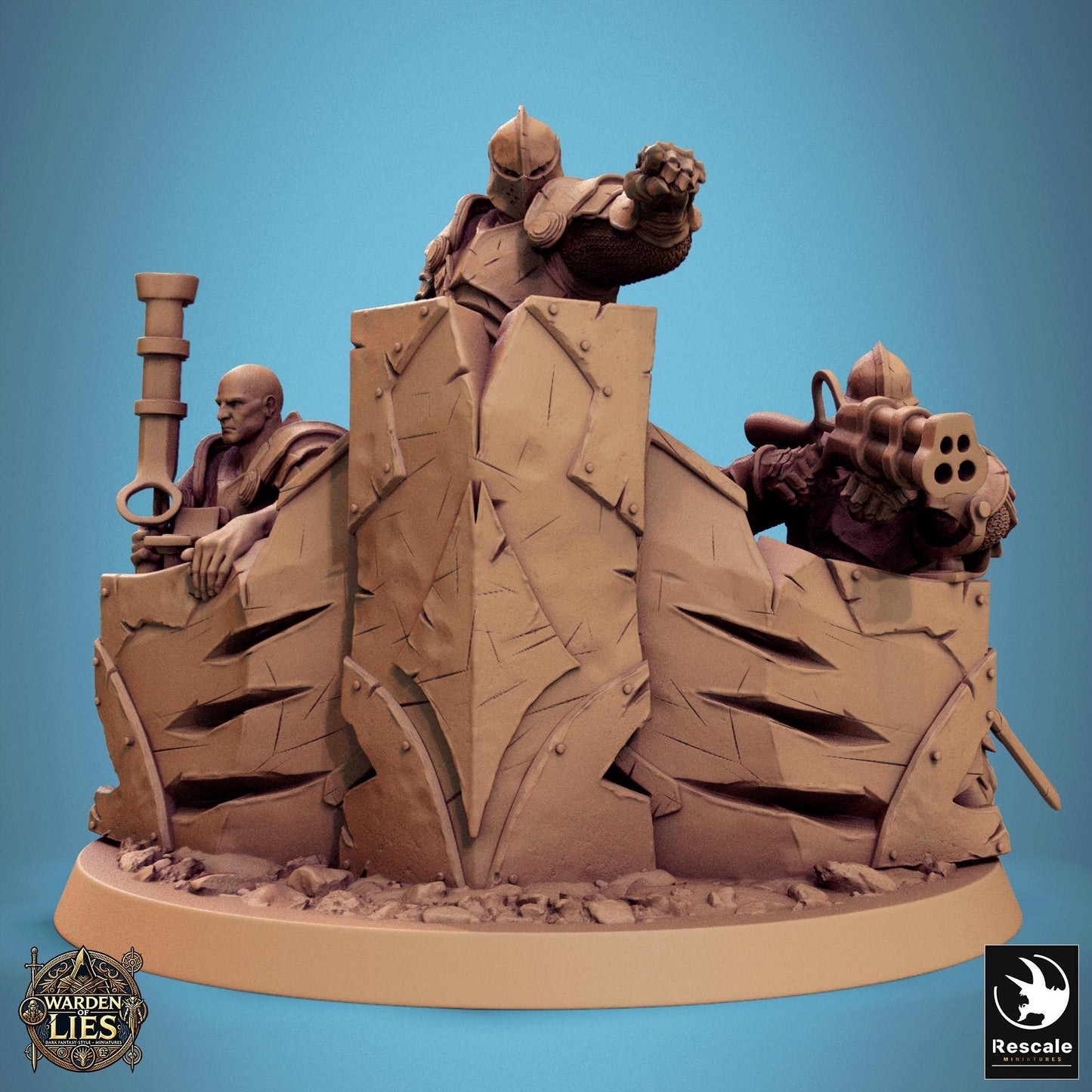 Knights of Valor, Pack 2, Unchained, Lord of the Print | Dungeons and Dragons | Pathfinder | Table Top RPG | 3D Printed Model