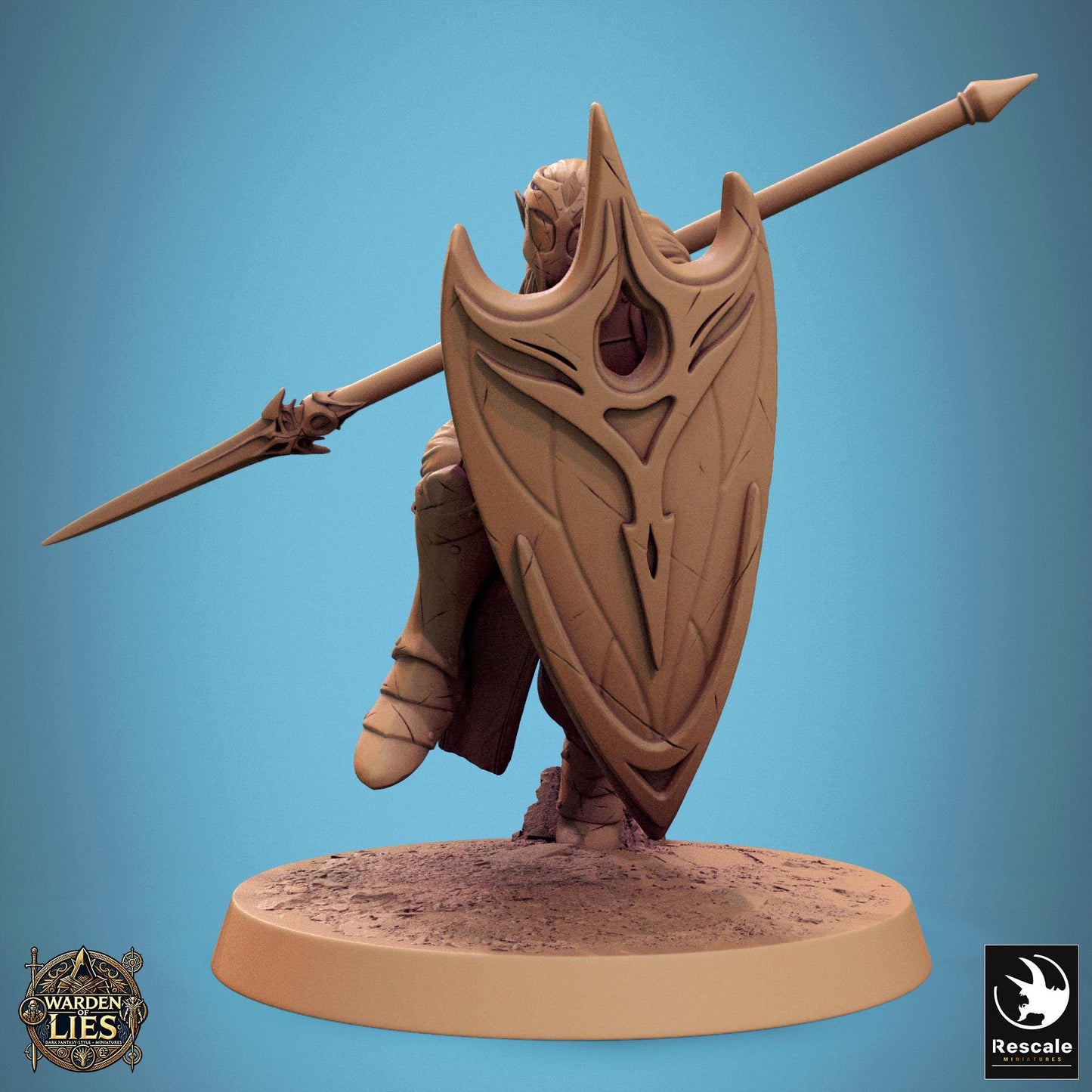 Moonlight Elves, Pack 1, Rescale Miniatures | Dungeons and Dragons | Pathfinder | Table Top RPG | 3D Printed Model