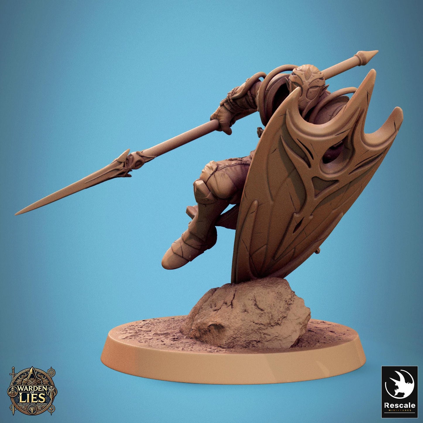 Moonlight Elves, Pack 1, Rescale Miniatures | Dungeons and Dragons | Pathfinder | Table Top RPG | 3D Printed Model