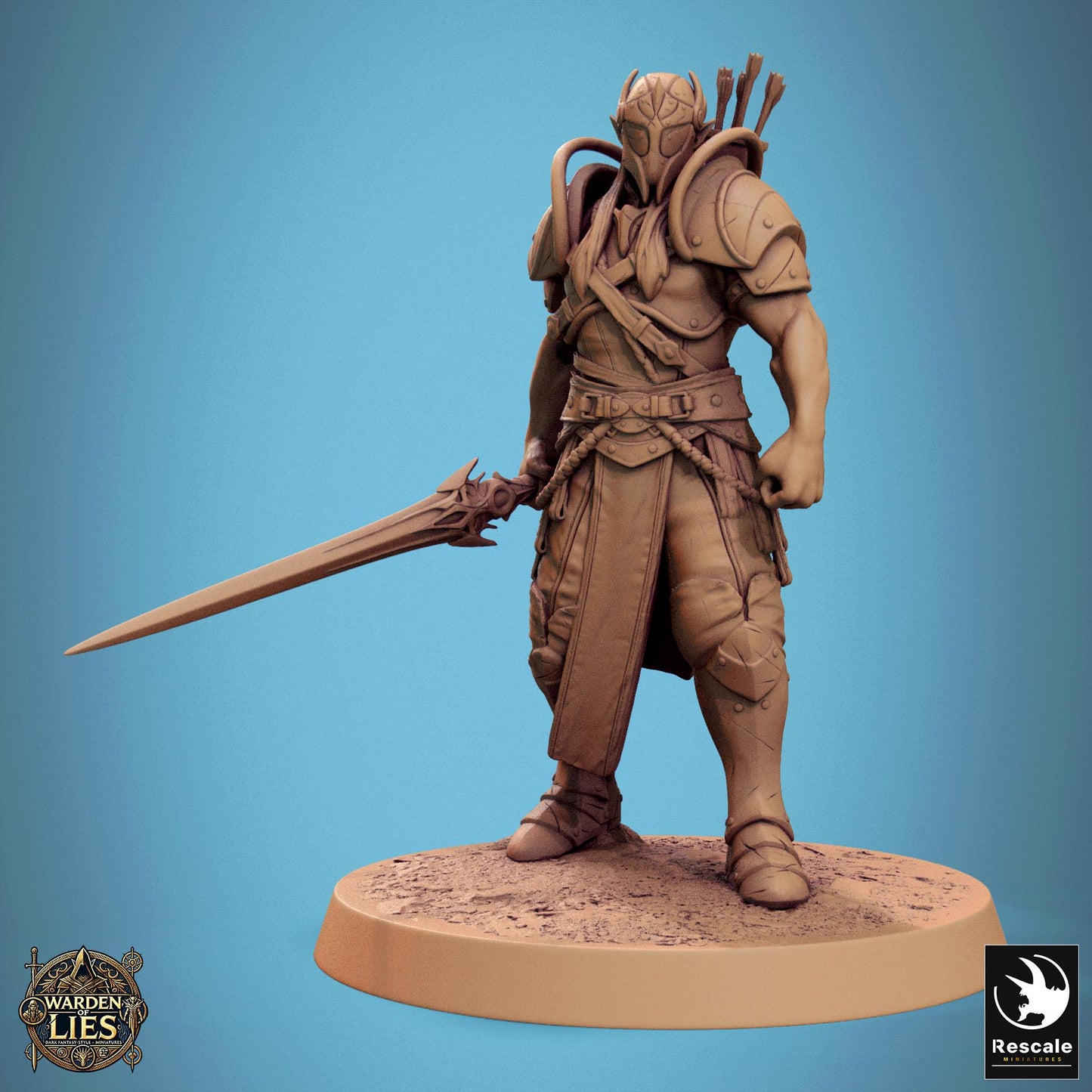 Moonlight Elves, Pack 2, Rescale Miniatures | Dungeons and Dragons | Pathfinder | Table Top RPG | 3D Printed Model