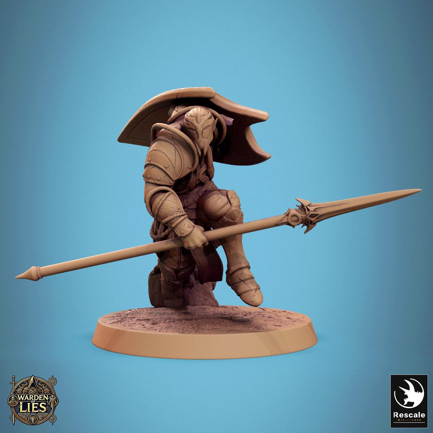 Moonlight Elves, Pack 3, Rescale Miniatures | Dungeons and Dragons | Pathfinder | Table Top RPG | 3D Printed Model