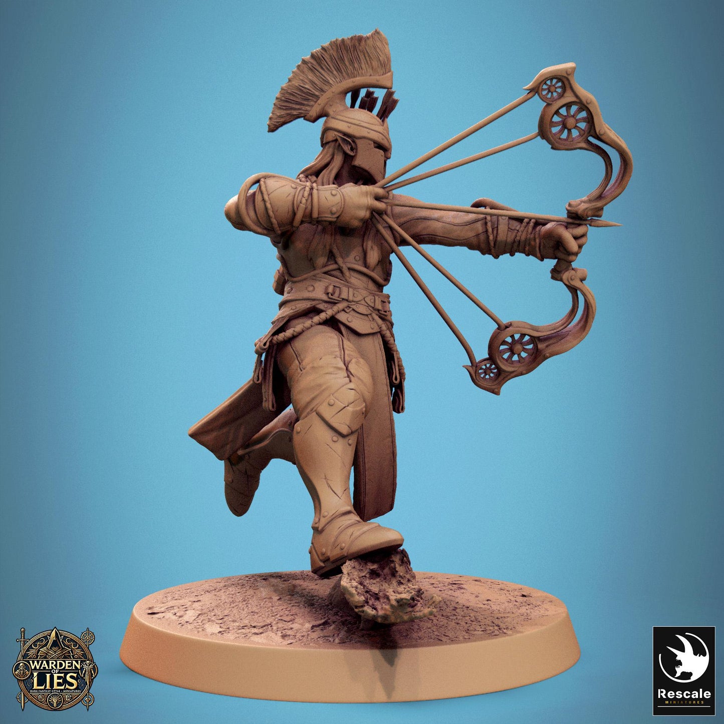 Moonlight Elves, Pack 3, Rescale Miniatures | Dungeons and Dragons | Pathfinder | Table Top RPG | 3D Printed Model