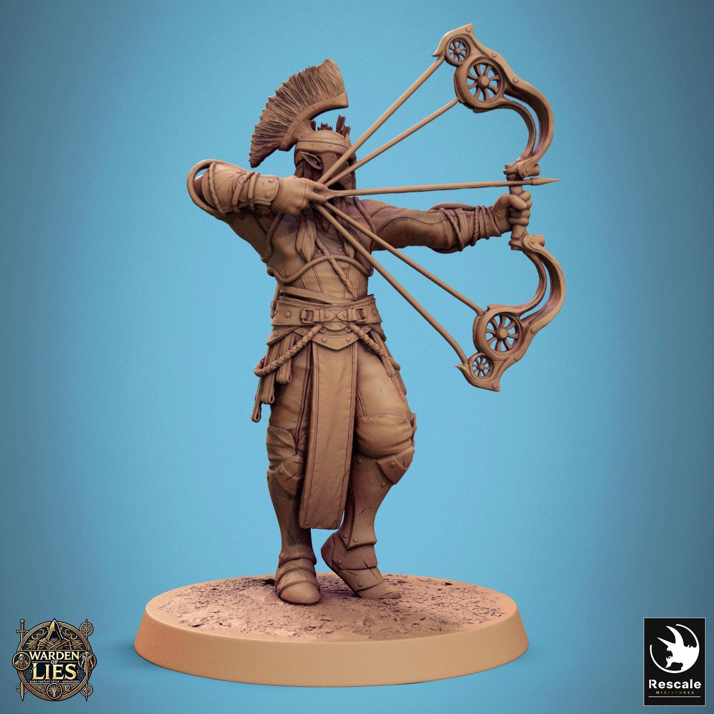 Moonlight Elves, Pack 3, Rescale Miniatures | Dungeons and Dragons | Pathfinder | Table Top RPG | 3D Printed Model