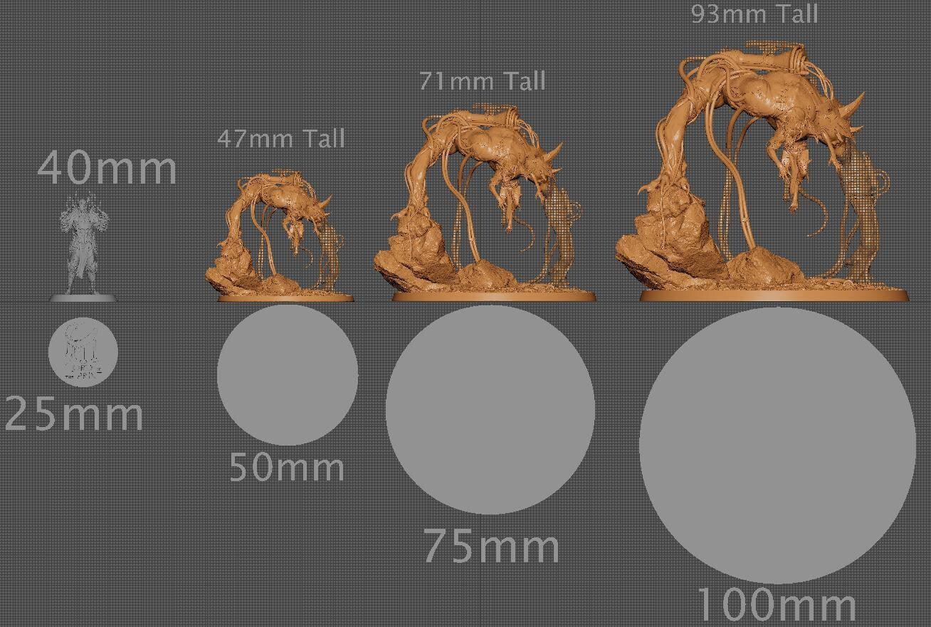 Plague Born, Rescale Miniatures | Dungeons and Dragons | Pathfinder | Table Top RPG | 3D Printed Model
