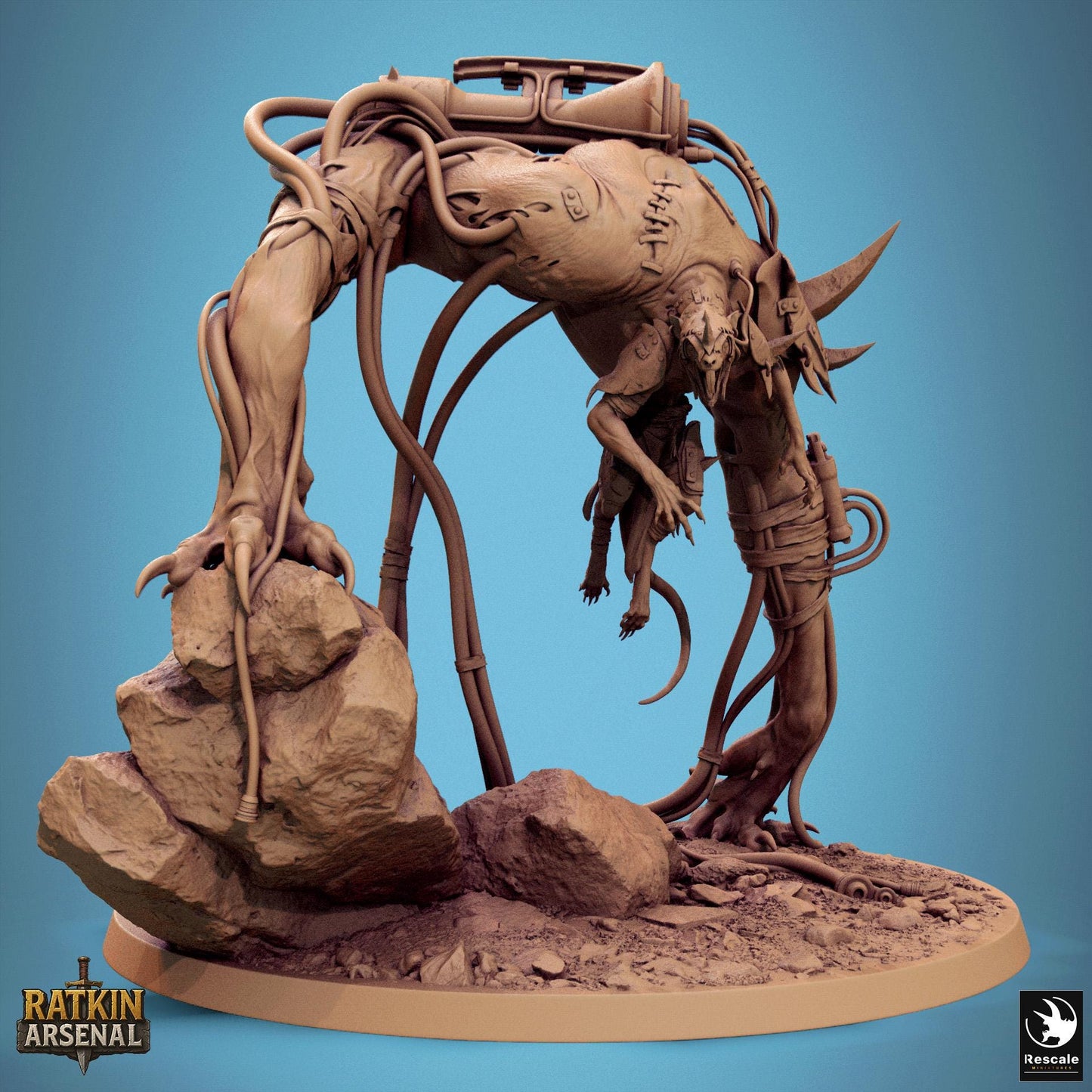 Plague Born, Rescale Miniatures | Dungeons and Dragons | Pathfinder | Table Top RPG | 3D Printed Model