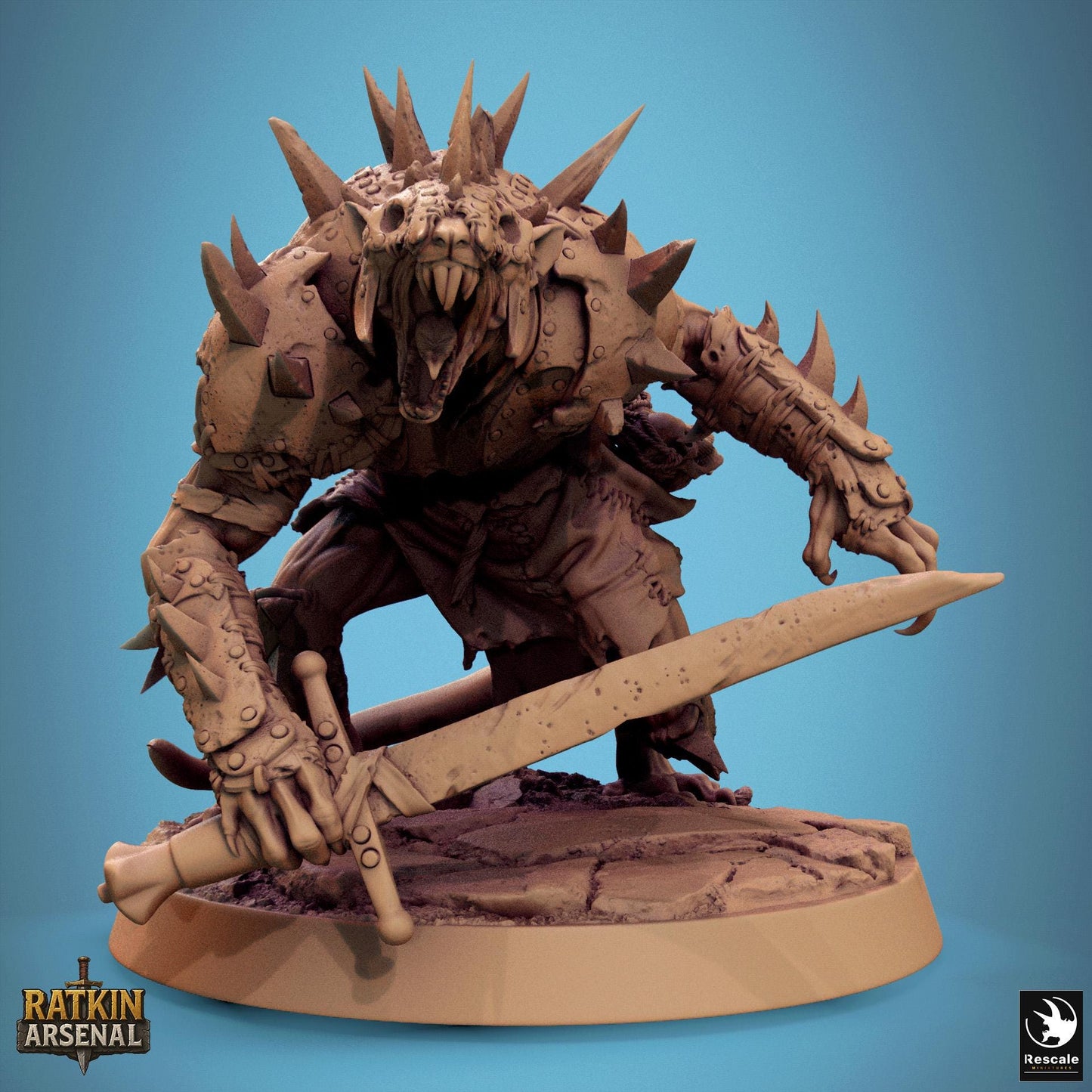 Ratfolk Soldiers, Pack 1, Rescale Miniatures | Dungeons and Dragons | Pathfinder | Table Top RPG | 3D Printed Model