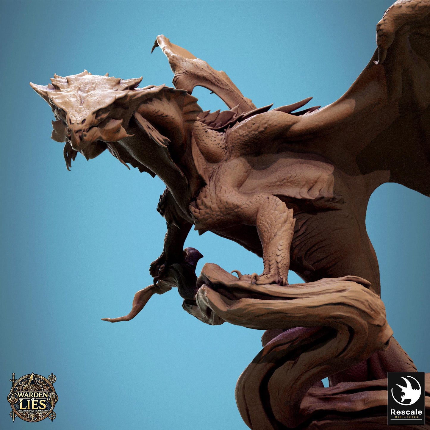 Chromatic Green Dragon, Lord of the Print | Dungeons and Dragons | Pathfinder | Table Top RPG | 3D Printed Model
