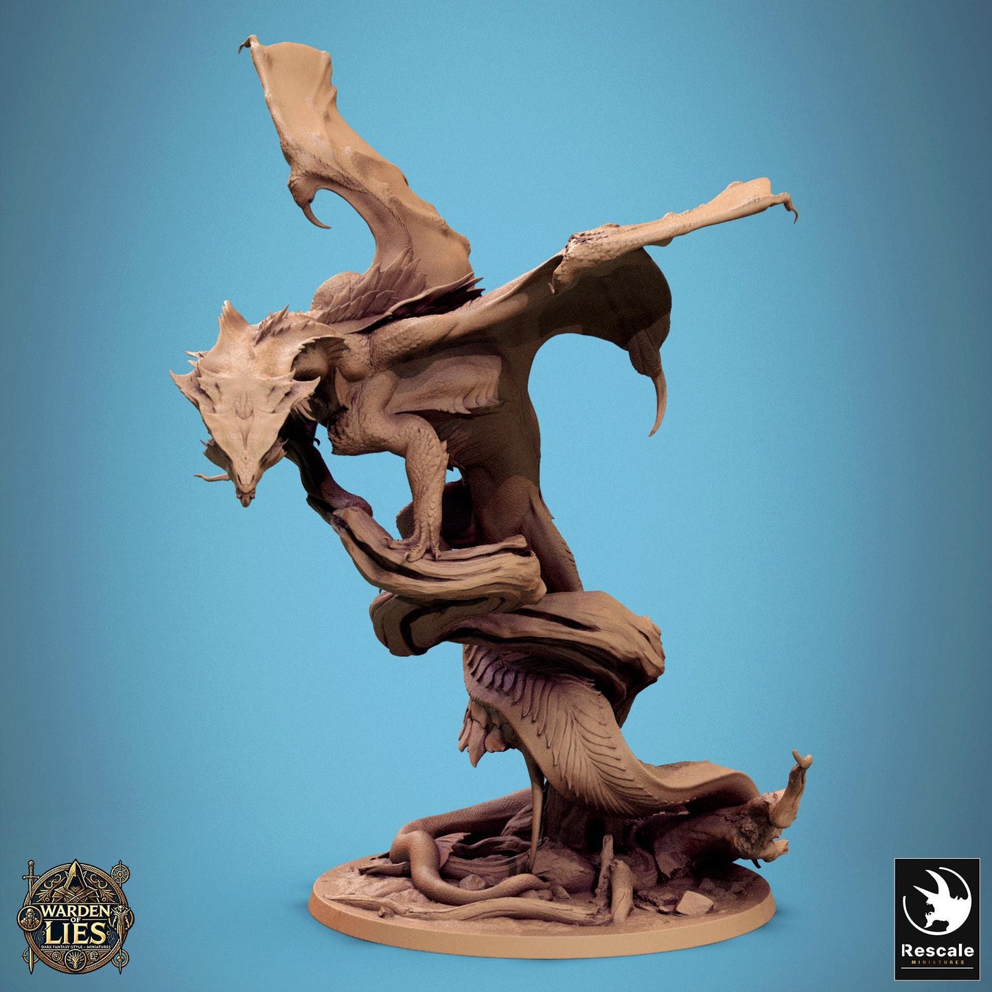 Chromatic Green Dragon, Lord of the Print | Dungeons and Dragons | Pathfinder | Table Top RPG | 3D Printed Model