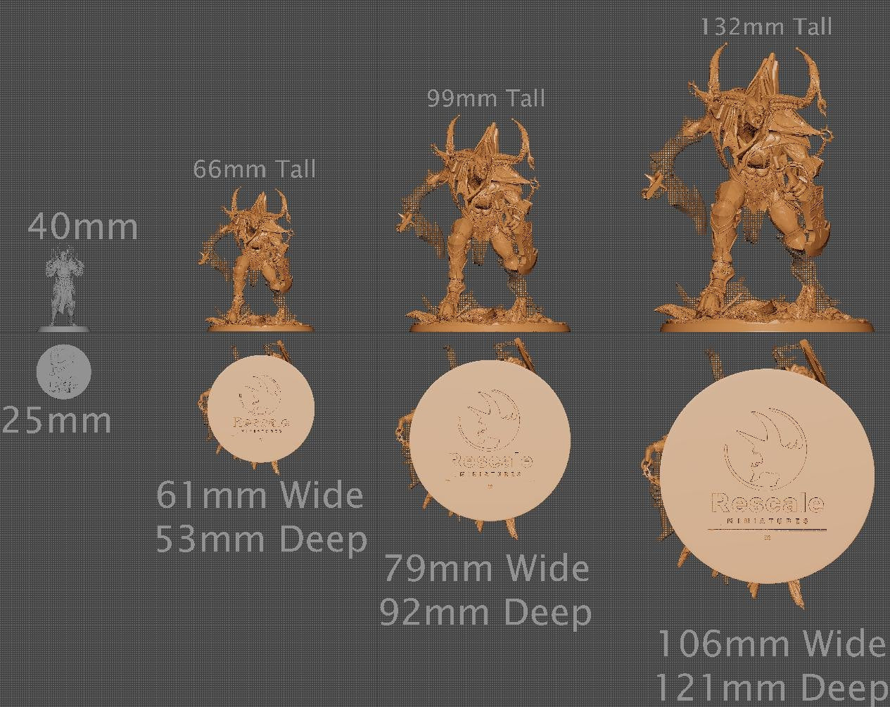 Aiabus, Earth Spirit, Rescale Miniatures | Dungeons and Dragons | Pathfinder | Table Top RPG | 3D Printed Model