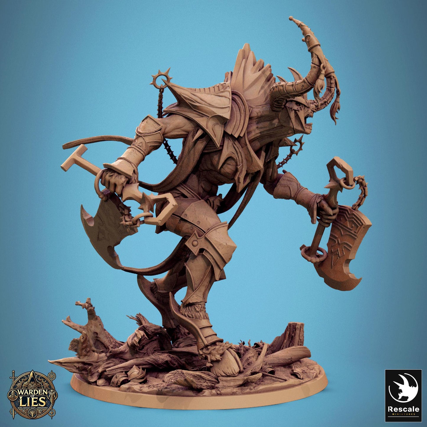 Aiabus, Earth Spirit, Rescale Miniatures | Dungeons and Dragons | Pathfinder | Table Top RPG | 3D Printed Model