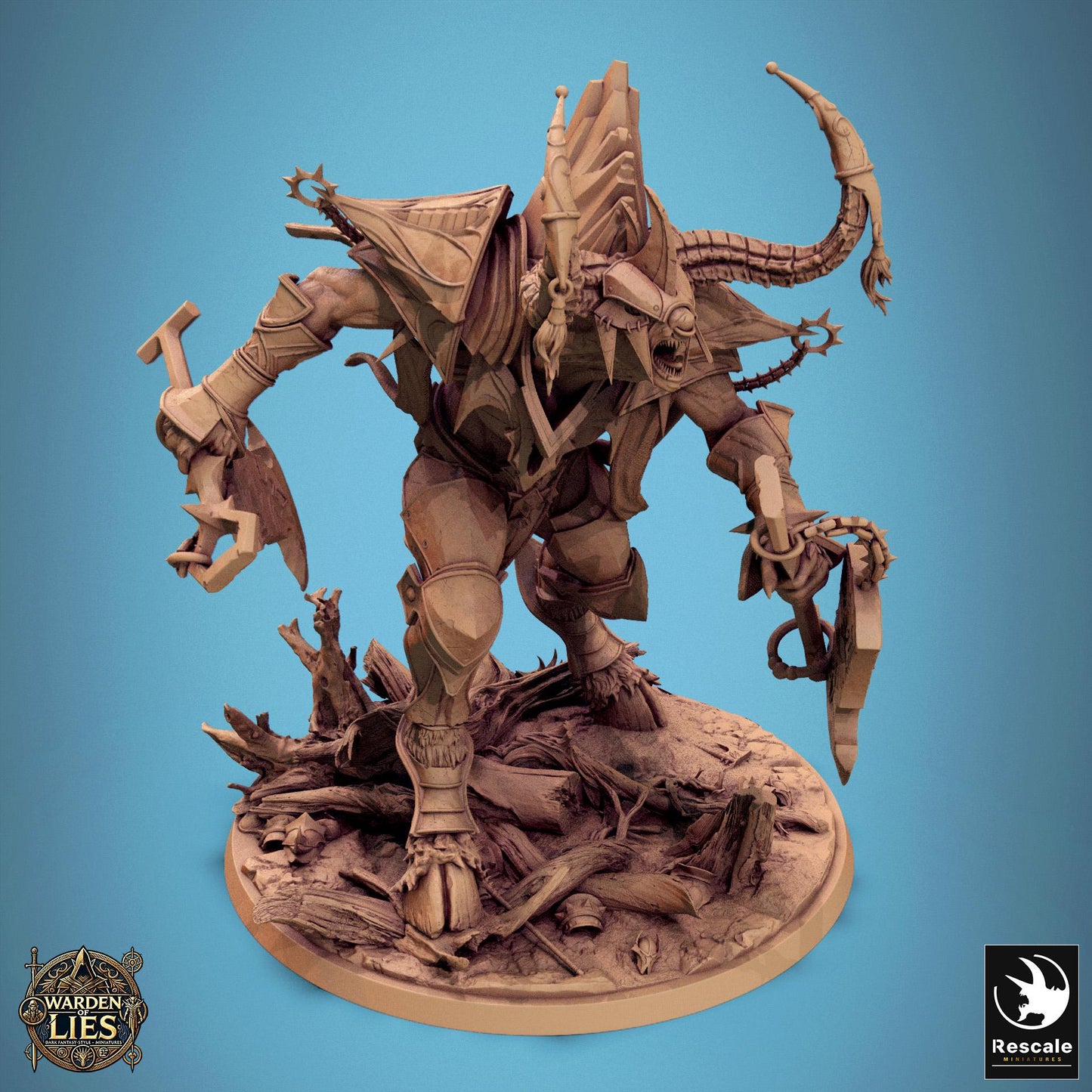 Aiabus, Earth Spirit, Rescale Miniatures | Dungeons and Dragons | Pathfinder | Table Top RPG | 3D Printed Model