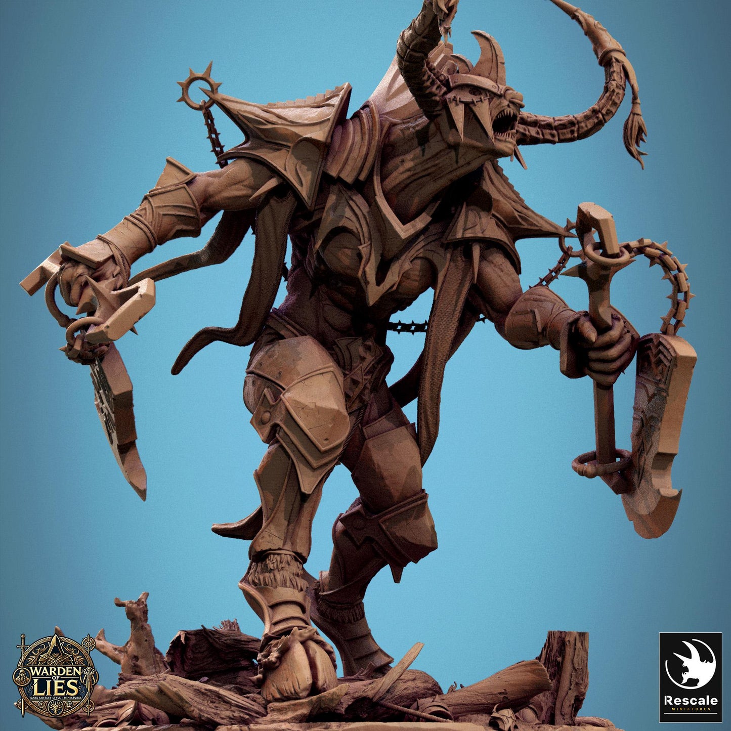 Aiabus, Earth Spirit, Rescale Miniatures | Dungeons and Dragons | Pathfinder | Table Top RPG | 3D Printed Model