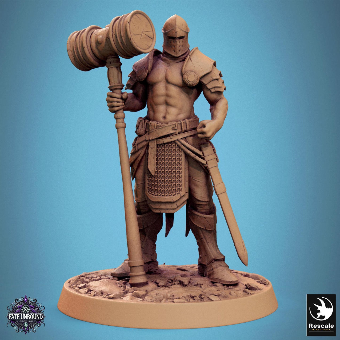 Knights of Valor, Pack 1, Unchained, Lord of the Print | Dungeons and Dragons | Pathfinder | Table Top RPG | 3D Printed Model