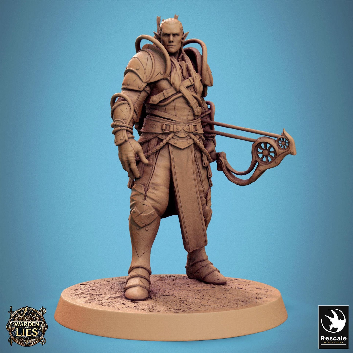 Moonlight Elves, Pack 3, Rescale Miniatures | Dungeons and Dragons | Pathfinder | Table Top RPG | 3D Printed Model