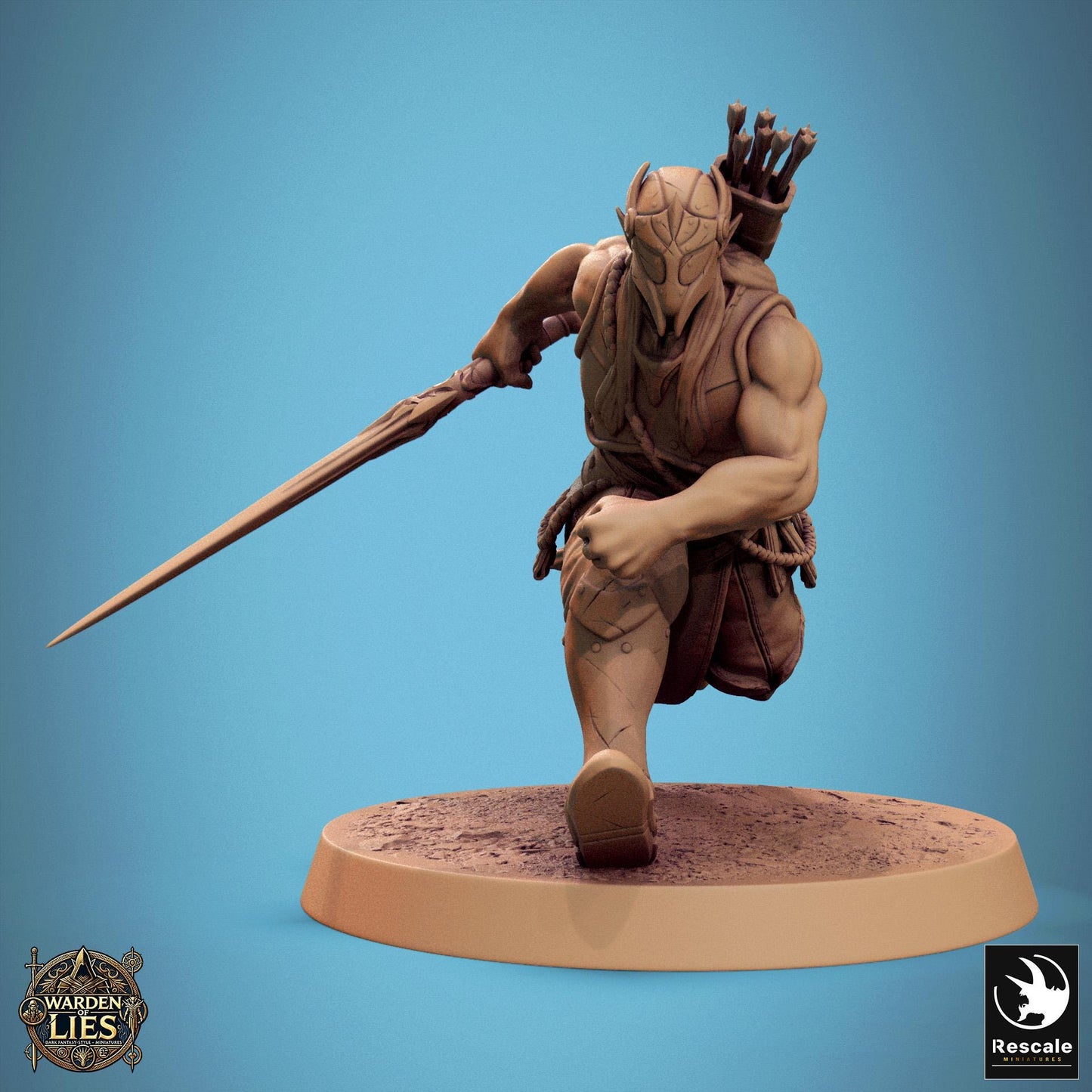 Moonlight Elves, Pack 3, Rescale Miniatures | Dungeons and Dragons | Pathfinder | Table Top RPG | 3D Printed Model