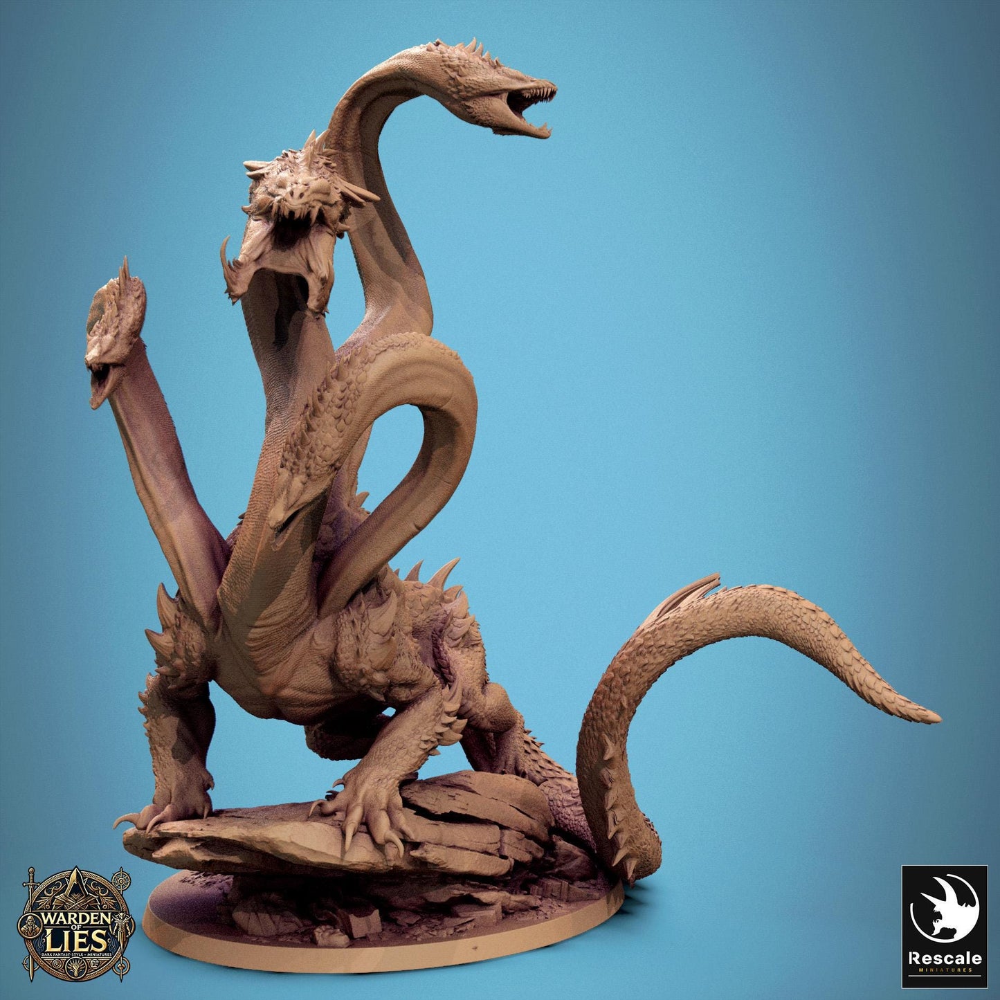 Nox Hydra, Rescale Miniatures | Dungeons and Dragons | Pathfinder | Table Top RPG | 3D Printed Model