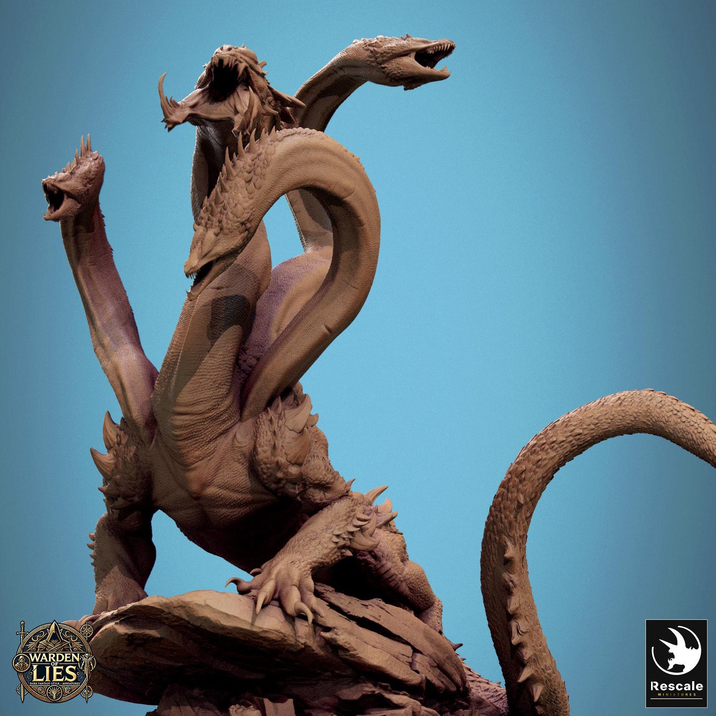 Nox Hydra, Rescale Miniatures | Dungeons and Dragons | Pathfinder | Table Top RPG | 3D Printed Model