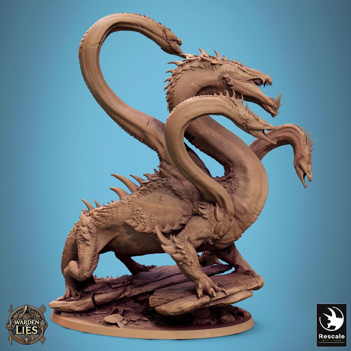 Nox Hydra, Rescale Miniatures | Dungeons and Dragons | Pathfinder | Table Top RPG | 3D Printed Model