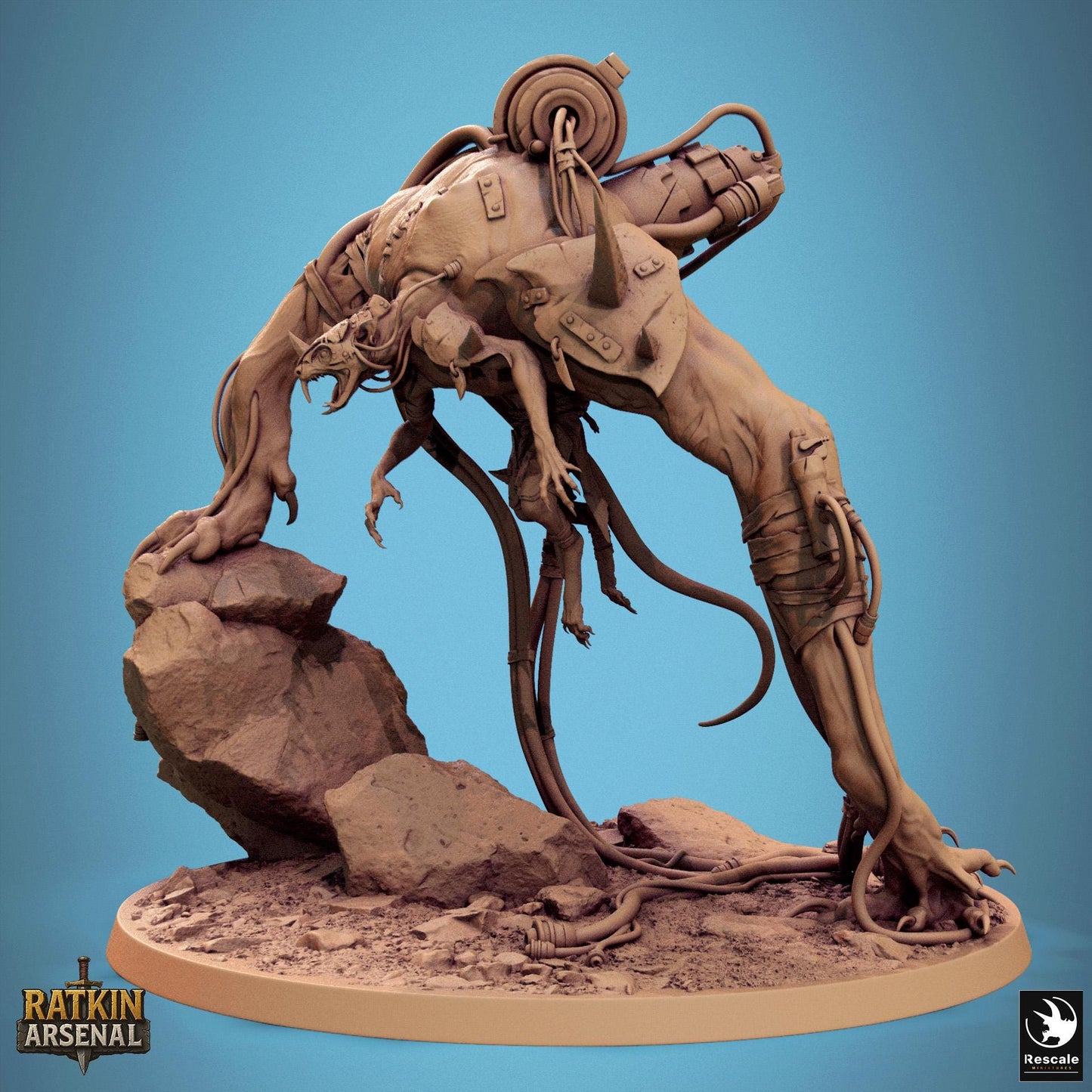 Plague Born, Rescale Miniatures | Dungeons and Dragons | Pathfinder | Table Top RPG | 3D Printed Model