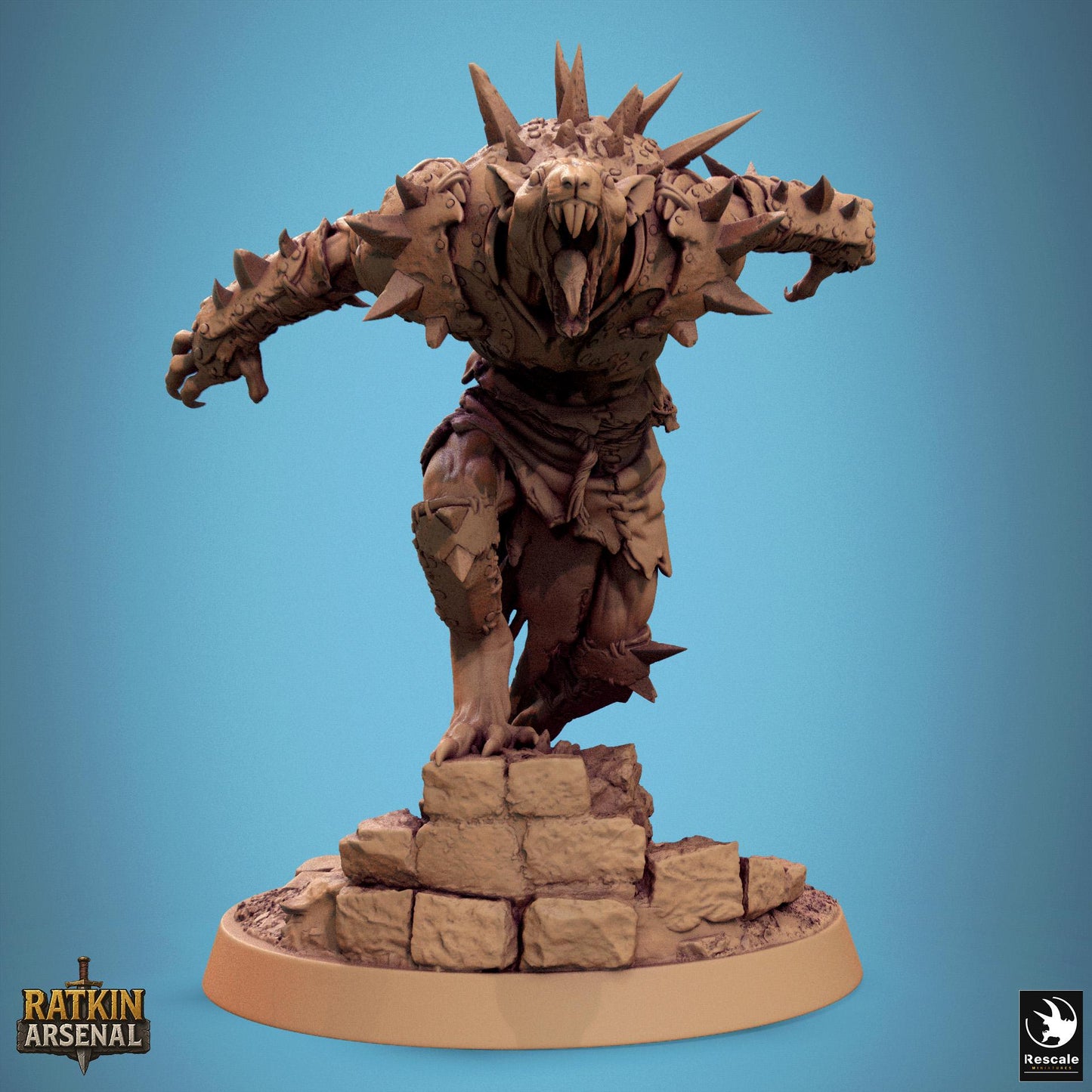 Ratfolk Soldiers, Pack 1, Rescale Miniatures | Dungeons and Dragons | Pathfinder | Table Top RPG | 3D Printed Model