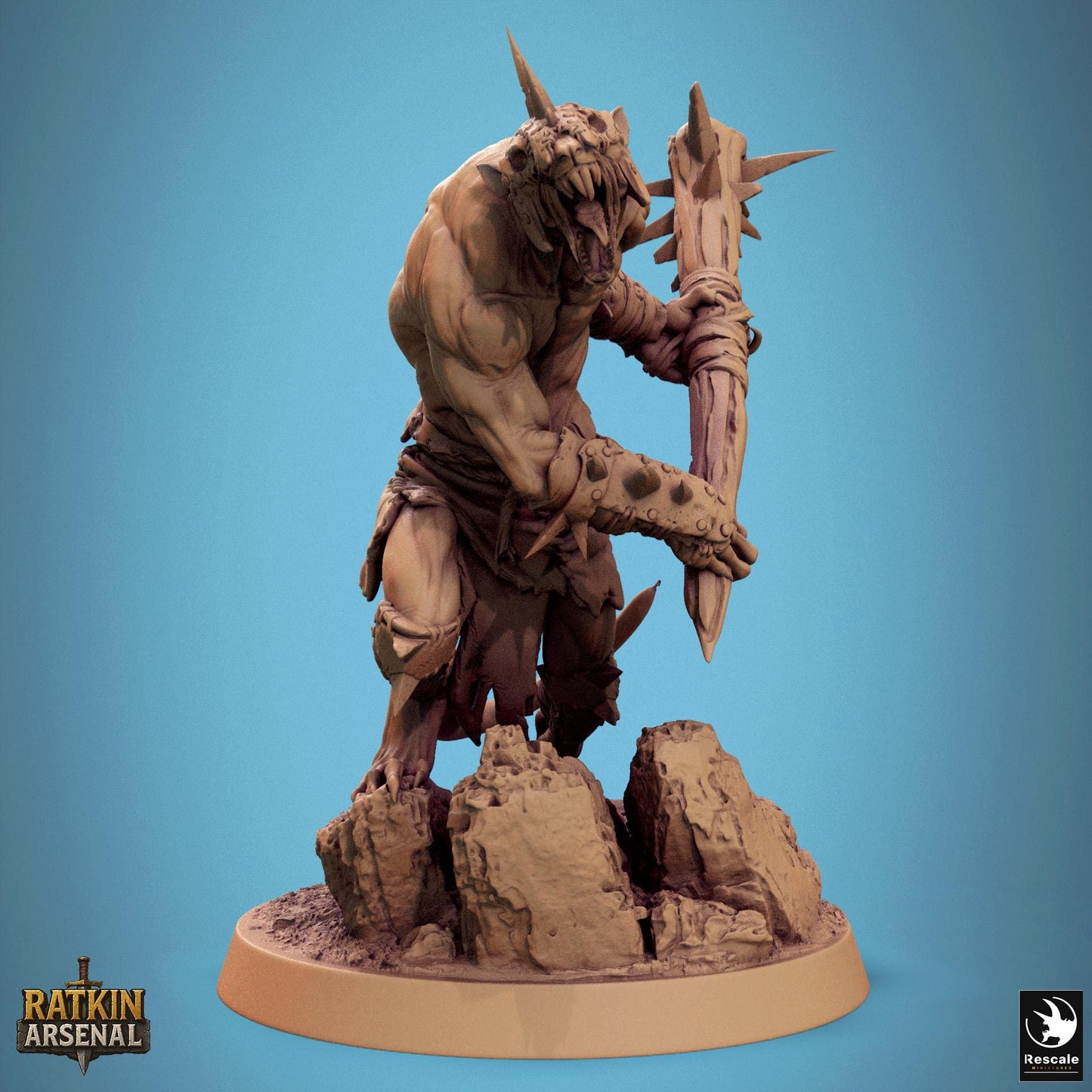 Ratfolk Soldiers, Pack 3, Rescale Miniatures | Dungeons and Dragons | Pathfinder | Table Top RPG | 3D Printed Model