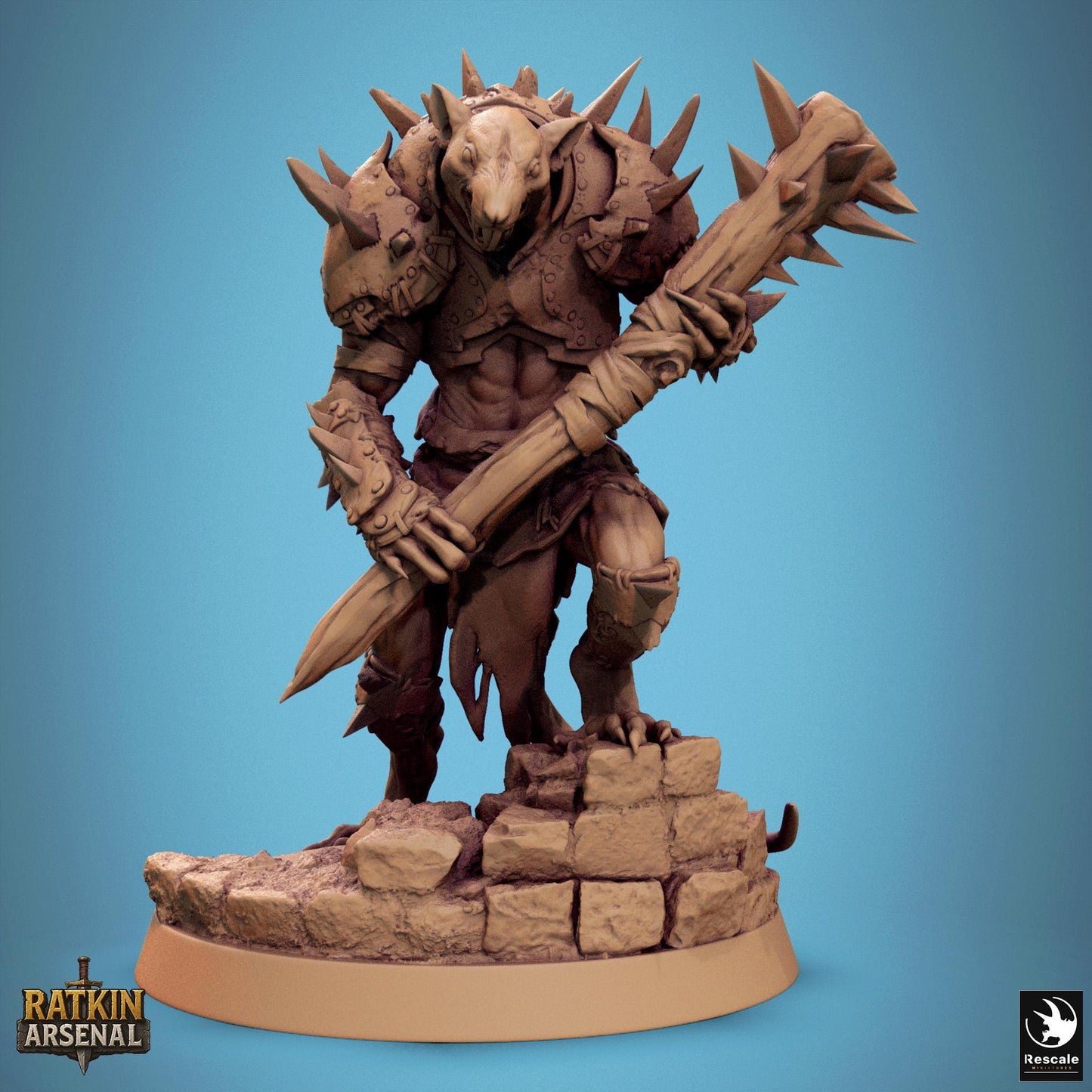 Ratfolk Soldiers, Pack 3, Rescale Miniatures | Dungeons and Dragons | Pathfinder | Table Top RPG | 3D Printed Model