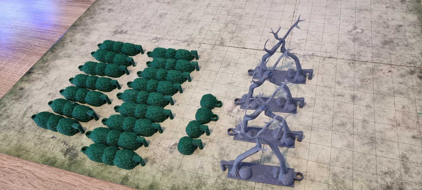 Modular Walls | Dungeons and Dragons | Pathfinder | Table Top RPG | 3D Printed Model