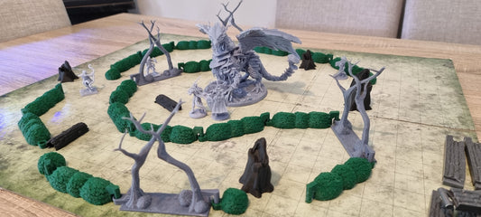 Modular Walls | Dungeons and Dragons | Pathfinder | Table Top RPG | 3D Printed Model