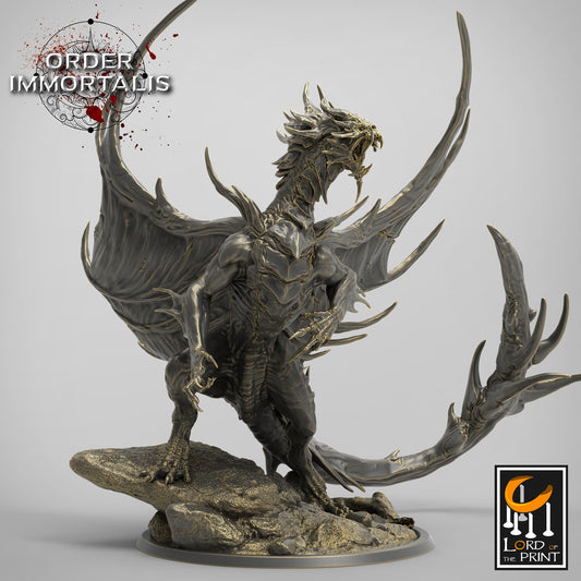 Adult Blood Dragons, Order Immortalis, Lord of the Print | Dungeons and Dragons | Pathfinder | Table Top RPG | 3D Printed Model