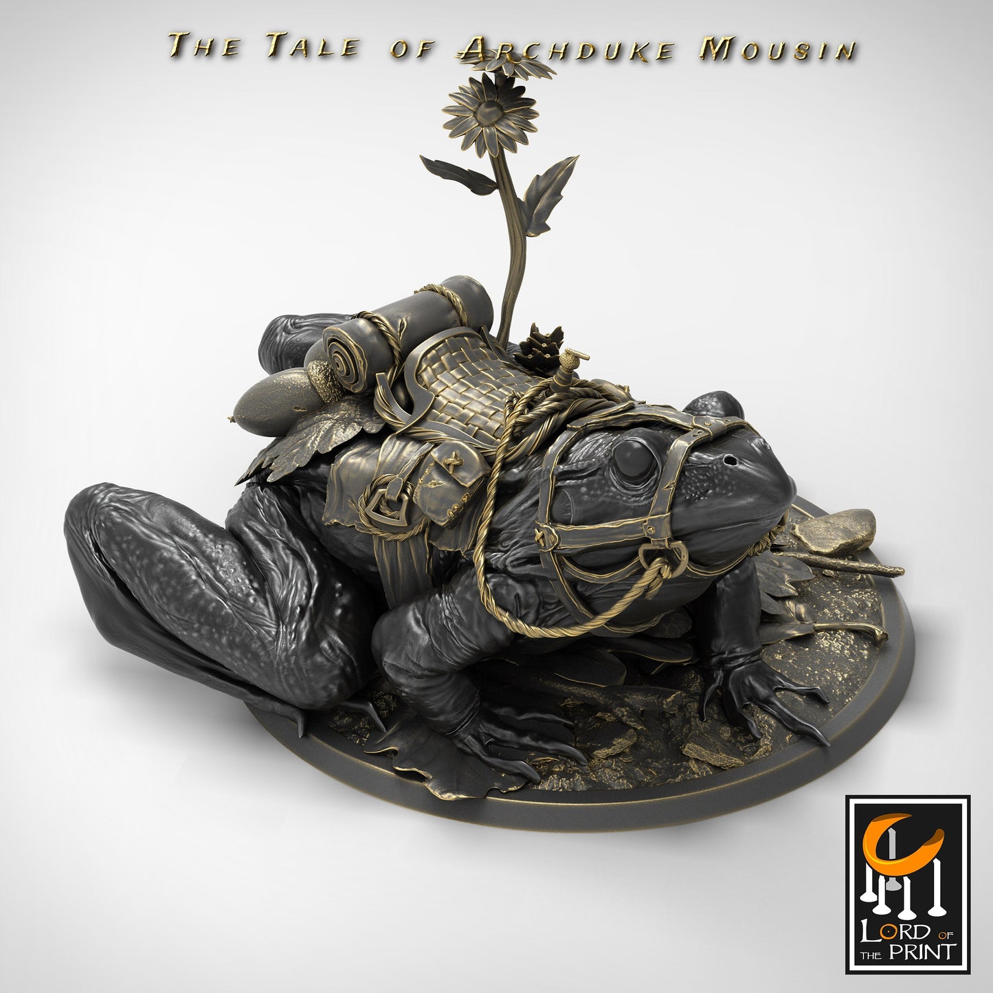 Mouse and Frog IDLE, The Tale of Archduke Mousin, Lord of the Print | Dungeons and Dragons | Pathfinder | Table Top RPG | 3D Printed Model