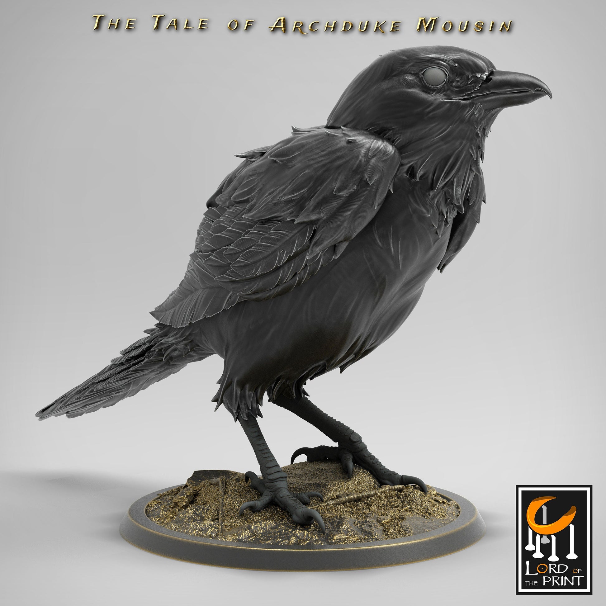 Mouse and Magpie Grounded, Archduke Mousin, Lord of the Print | Dungeons and Dragons | Pathfinder | Table Top RPG | 3D Printed Model