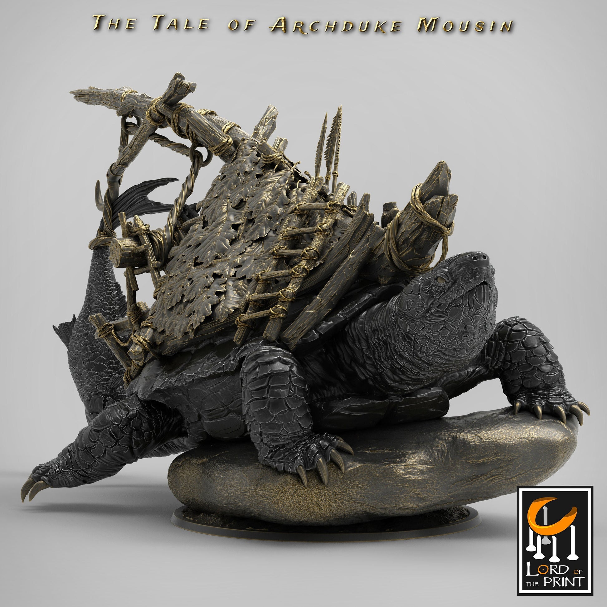 Mouse and TURTLE, The Tale of Archduke Mousin, Lord of the Print | Dungeons and Dragons | Pathfinder | Table Top RPG | 3D Printed Model