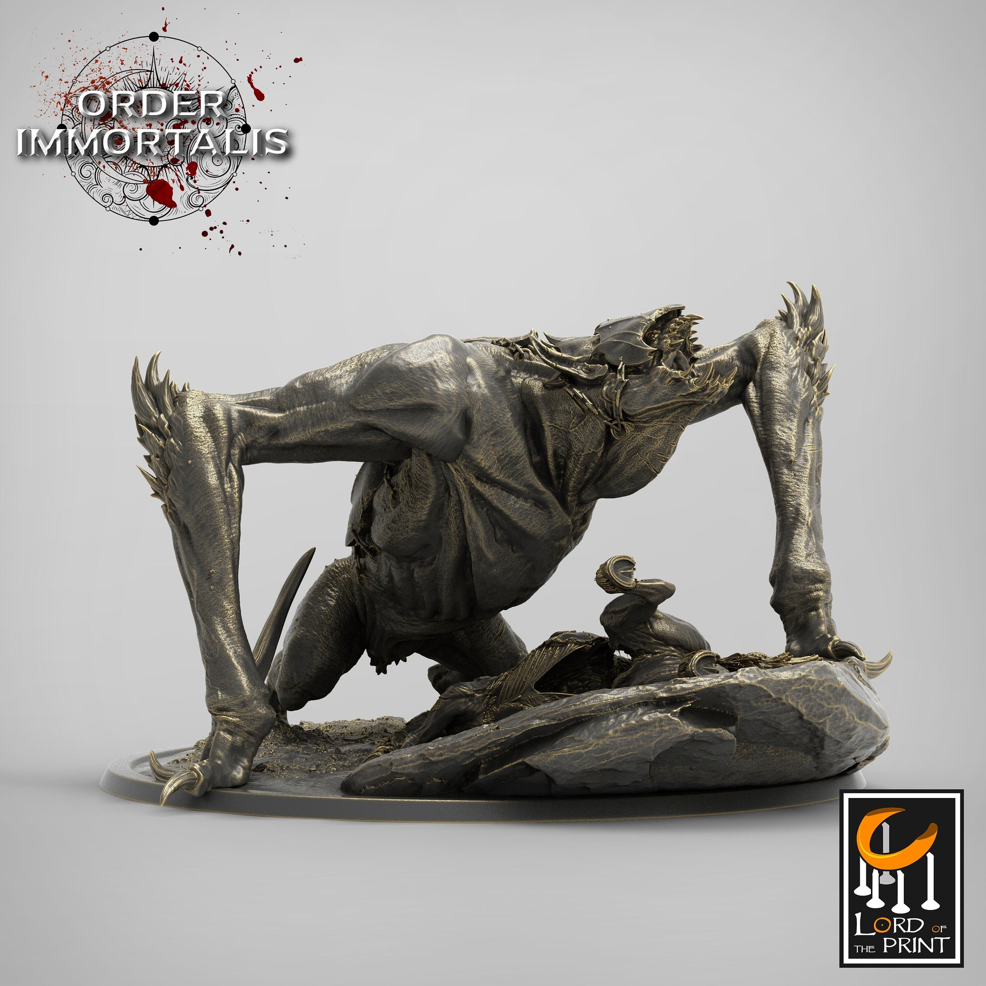 Crawling Bats, Order Immortalis, Lord of the Print | Dungeons and Dragons | Pathfinder | Table Top RPG | 3D Printed Model