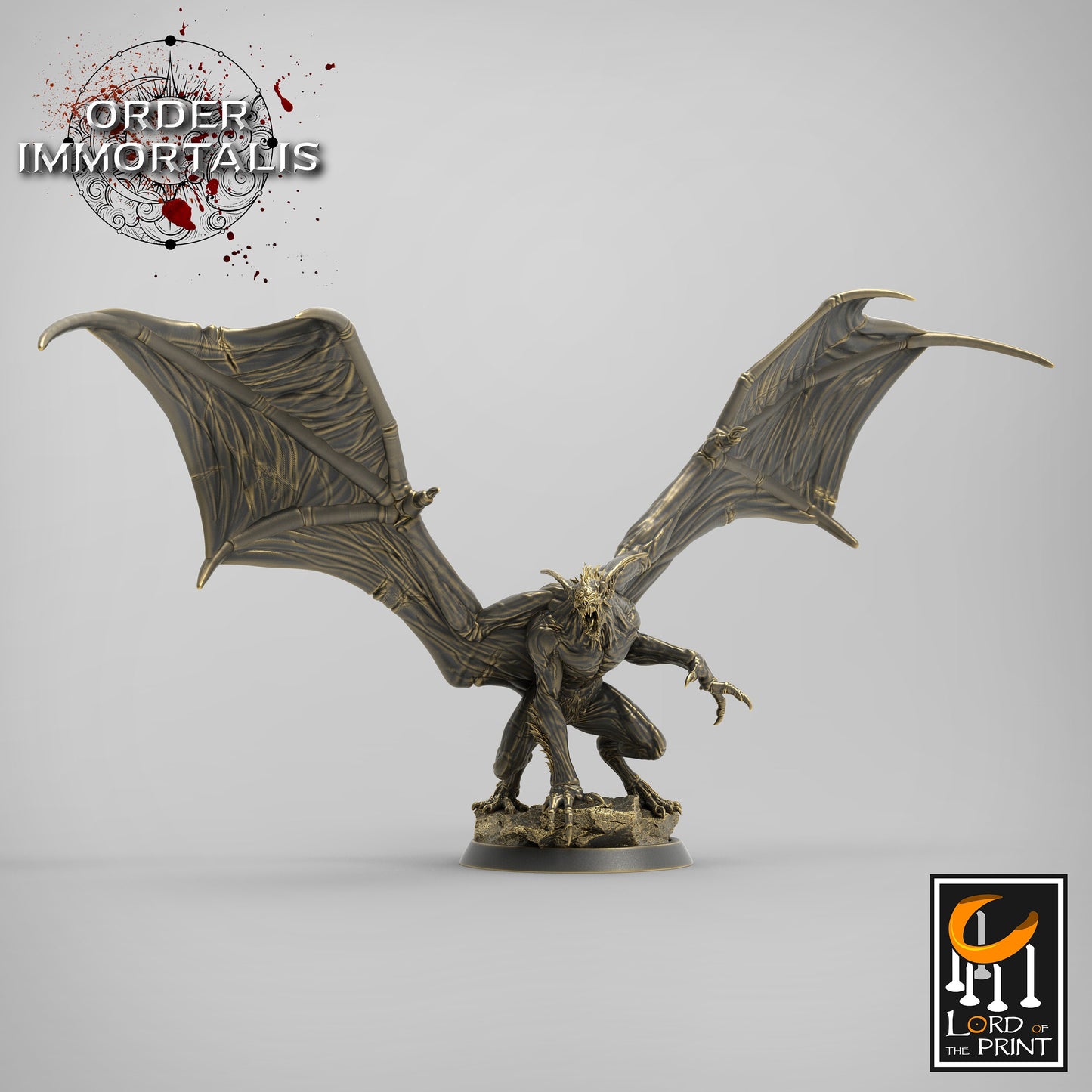 Flying Vampires, Order Immortalis, Lord of the Print | Dungeons and Dragons | Pathfinder | Table Top RPG | 3D Printed Model