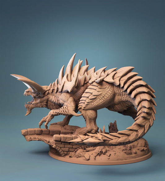 Tarrasque, The Almighty, Lord of the Print | Dungeons and Dragons | Pathfinder | Table Top RPG | 3D Printed Model