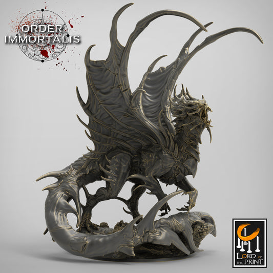 Elder Blood Dragons, Order Immortalis, Lord of the Print | Dungeons and Dragons | Pathfinder | Table Top RPG | 3D Printed Model