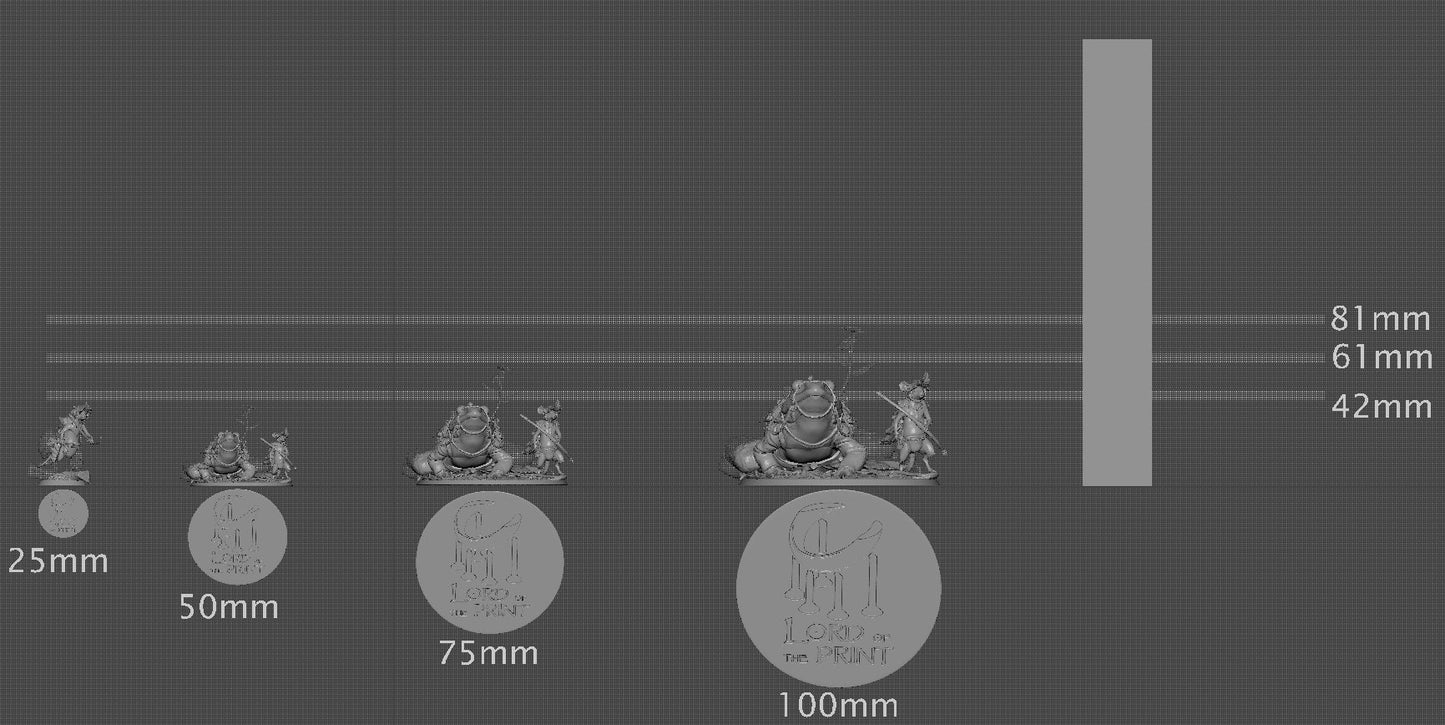 Mouse and Frog IDLE | Aussie 3D Printed Miniatures and Terrain