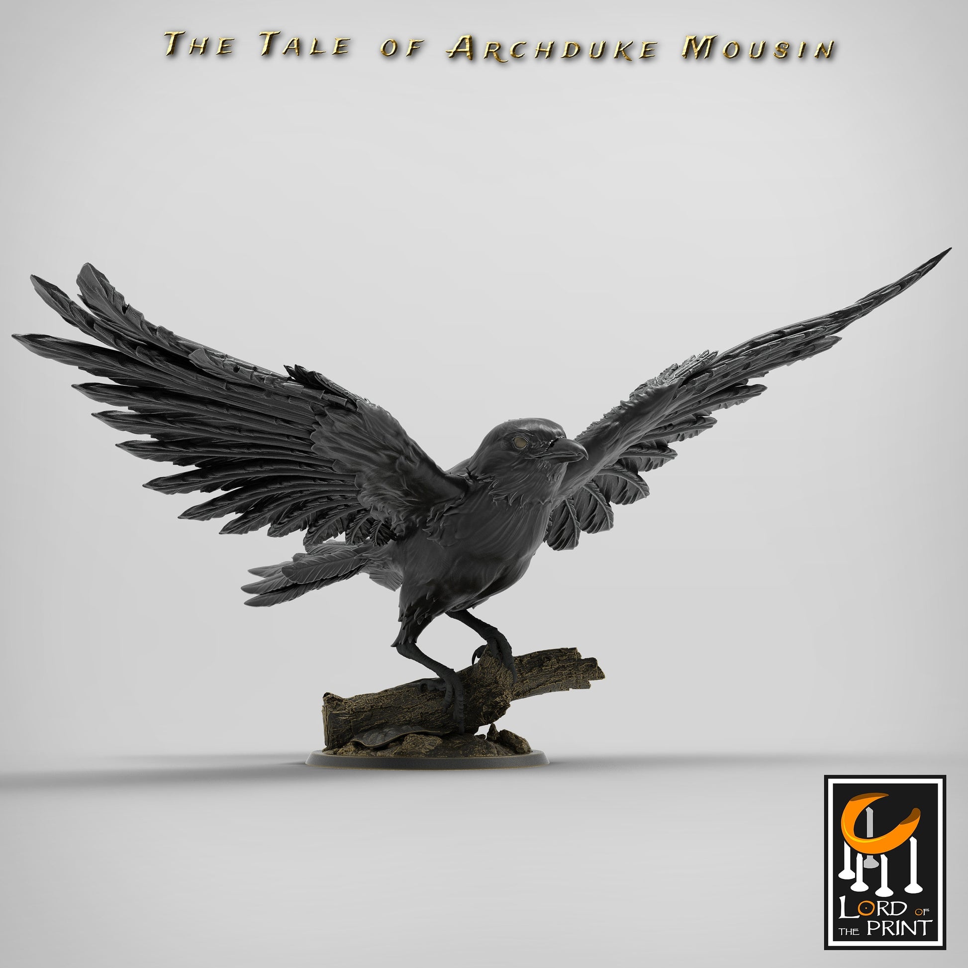 Mouse and Magpie TAKEOFF, Archduke Mousin, Lord of the Print | Dungeons and Dragons | Pathfinder | Table Top RPG | 3D Printed Model