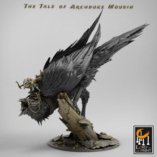 Mouse and Raven SCREE, The Tale of Archduke Mousin, Lord of the Print | Dungeons and Dragons | Pathfinder | Table Top RPG | 3D Printed Model