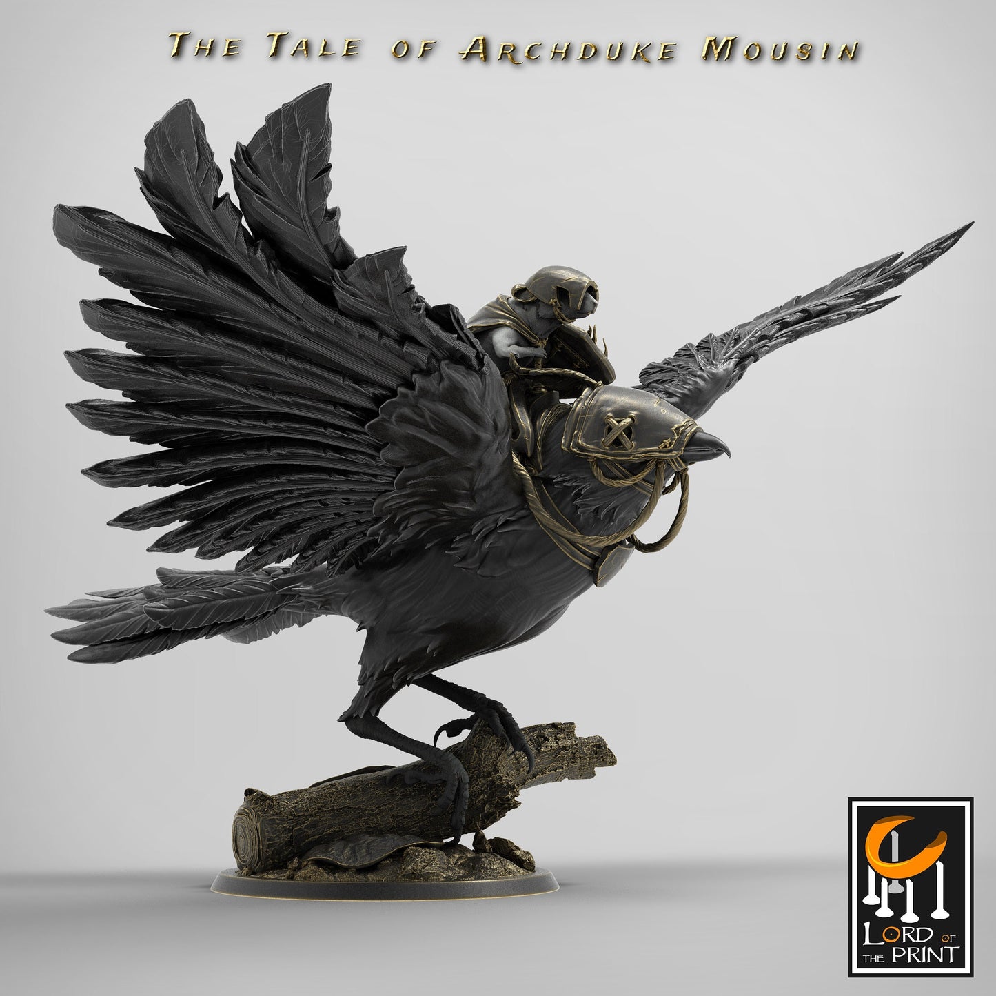 Mouse and Magpie TAKEOFF, Archduke Mousin, Lord of the Print | Dungeons and Dragons | Pathfinder | Table Top RPG | 3D Printed Model
