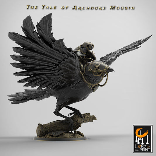 Mouse and Magpie TAKEOFF, Archduke Mousin, Lord of the Print | Dungeons and Dragons | Pathfinder | Table Top RPG | 3D Printed Model