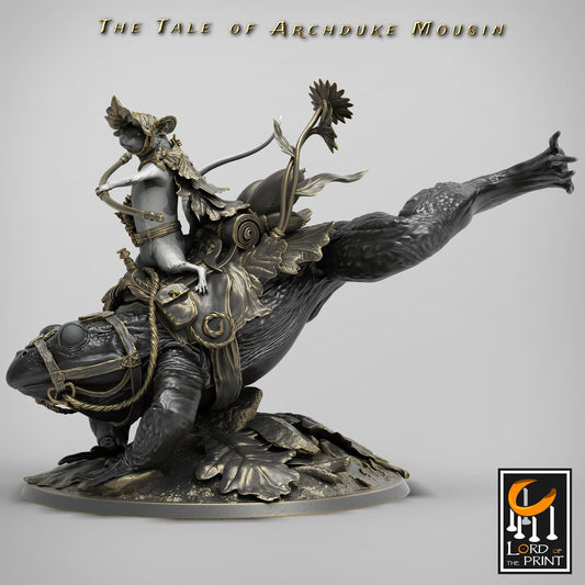 Mouse and Frog LAND, The Tale of Archduke Mousin, Lord of the Print | Dungeons and Dragons | Pathfinder | Table Top RPG | 3D Printed Model