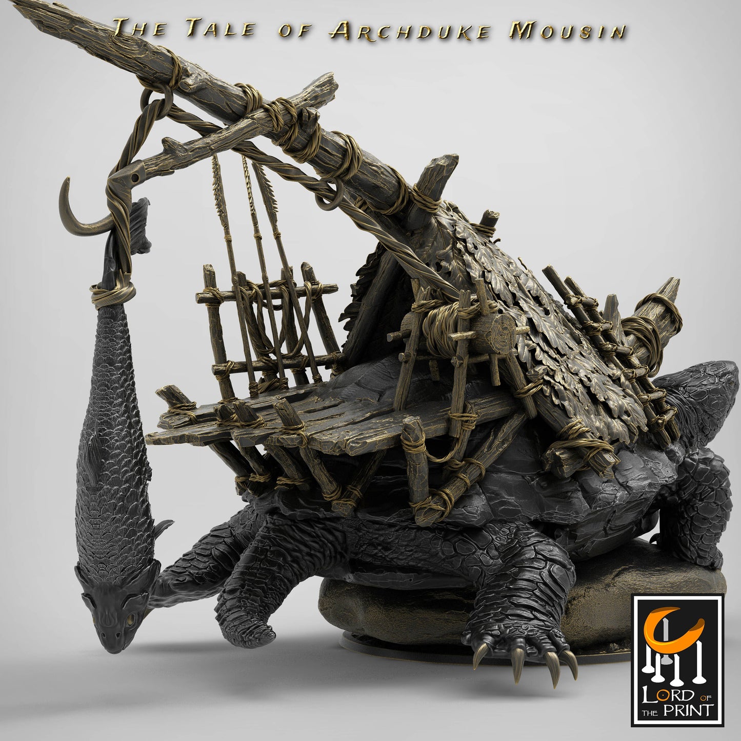 Mouse and TURTLE, The Tale of Archduke Mousin, Lord of the Print | Dungeons and Dragons | Pathfinder | Table Top RPG | 3D Printed Model