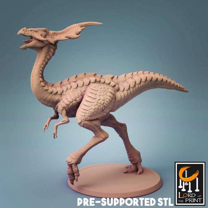 Austiceratops, Dinosaur, Lord of the Print | Dungeons and Dragons | Pathfinder | Table Top RPG | 3D Printed Model