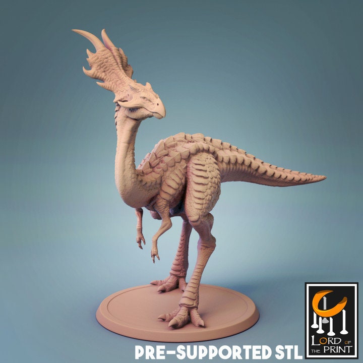 Austiceratops, Dinosaur, Lord of the Print | Dungeons and Dragons | Pathfinder | Table Top RPG | 3D Printed Model