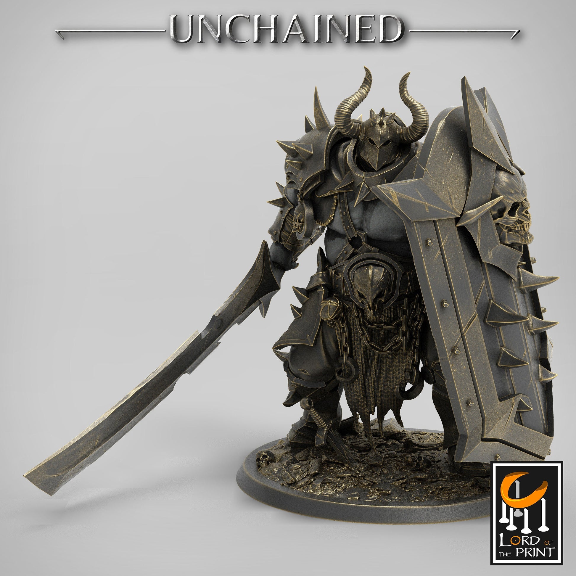 Large Heavy Soldiers, Unchained, Lord of the Print | Dungeons and Dragons | Pathfinder | Table Top RPG | 3D Printed Model