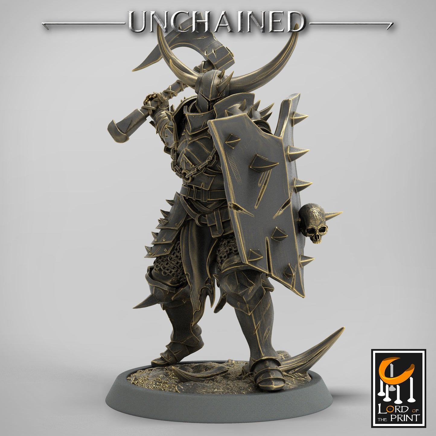 Axe Squadron, Unchained, Lord of the Print | Dungeons and Dragons | Pathfinder | Table Top RPG | 3D Printed Model