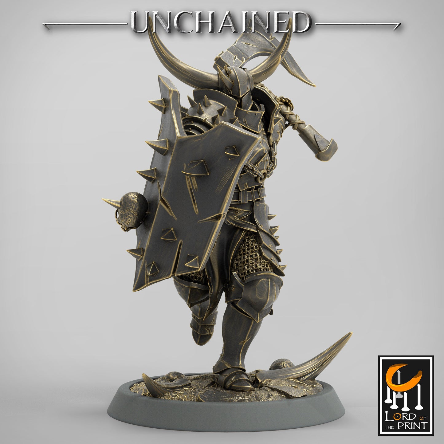 Axe Squadron, Unchained, Lord of the Print | Dungeons and Dragons | Pathfinder | Table Top RPG | 3D Printed Model