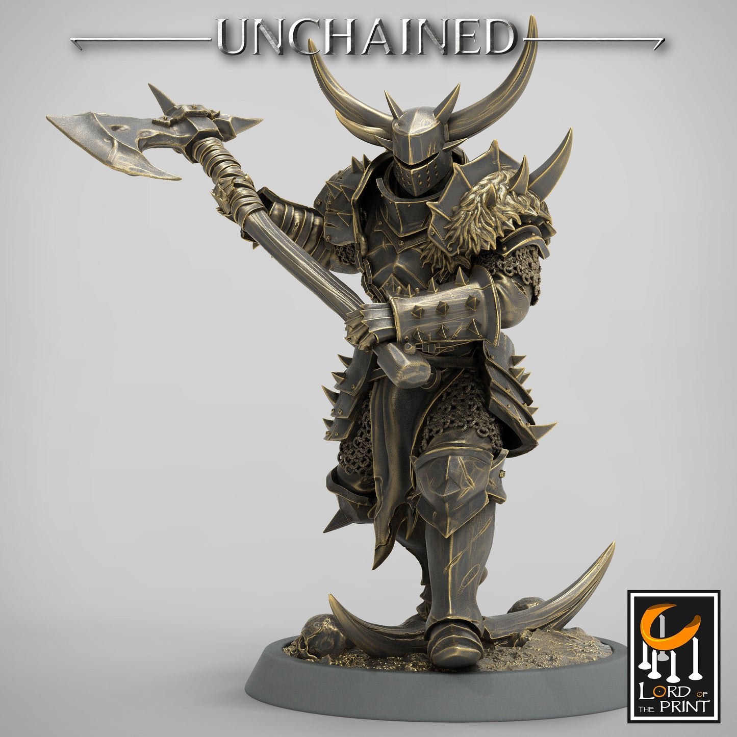 Greataxe Squadron, Unchained, Lord of the Print | Dungeons and Dragons | Pathfinder | Table Top RPG | 3D Printed Model