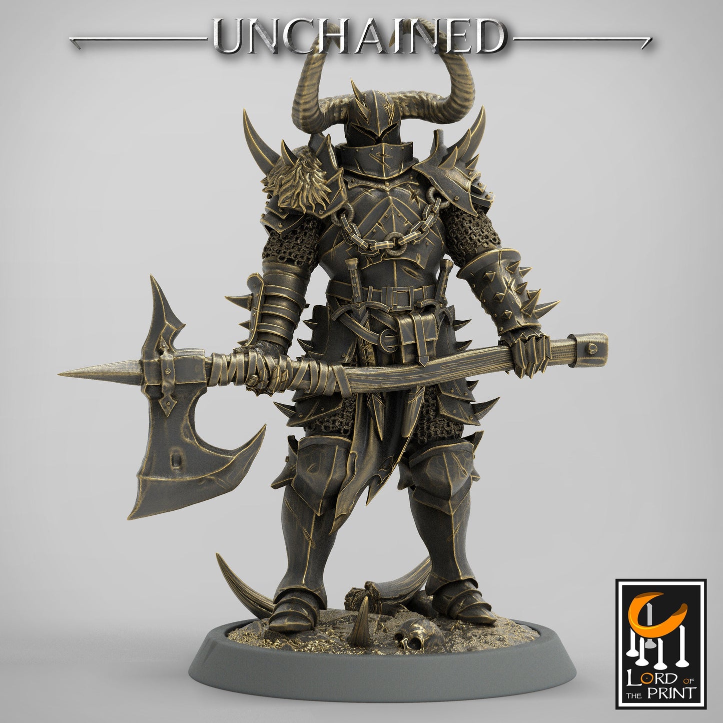 Greataxe Squadron, Unchained, Lord of the Print | Dungeons and Dragons | Pathfinder | Table Top RPG | 3D Printed Model